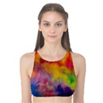 Colorful watercolors texture                                                    Tank Bikini Top