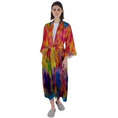 Maxi Satin Kimono 