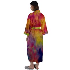 Maxi Satin Kimono 