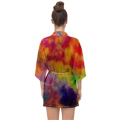 Half Sleeve Chiffon Kimono 