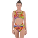 Colorful watercolors texture                                                    Bandaged Up Bikini Set