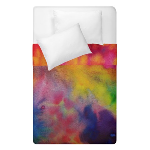 Colorful watercolors texture                                                     Duvet Cover (Single Size) from ArtsNow.com