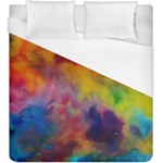 Colorful watercolors texture                                                     Duvet Cover (King Size)