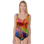 Colorful watercolors texture                                                    Princess Tank Leotard