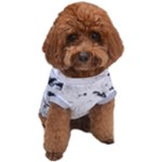 White & Gray Scary Mouse Costume Dog T-Shirt