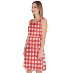 Knee Length Skater Dress With Pockets 