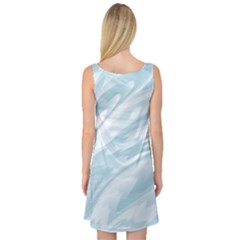 Sleeveless Satin Nightdress Back