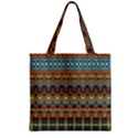 Zipper Grocery Tote Bag 