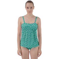 Twist Front Tankini Set 