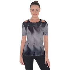 Shoulder Cut Out Short Sleeve Top 