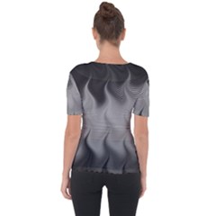 Shoulder Cut Out Short Sleeve Top 