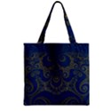 Zipper Grocery Tote Bag 