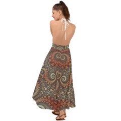 Backless Maxi Beach Dress 