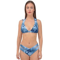 Double Strap Halter Bikini Set 