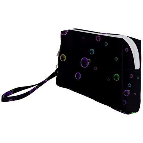 Bubble In Dark Wristlet Pouch Bag (Small) from ArtsNow.com