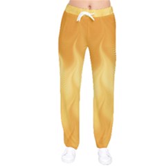 Women Velvet Drawstring Pants 