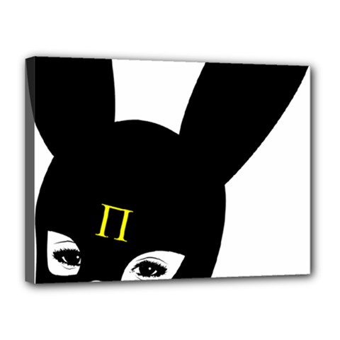 Bunny Girl Mask Canvas 16  x 12  (Stretched) from ArtsNow.com