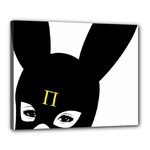 Bunny Girl Mask Canvas 20  x 16  (Stretched) from ArtsNow.com