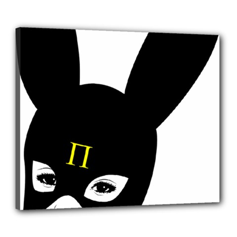 Bunny Girl Mask Canvas 24  x 20  (Stretched) from ArtsNow.com