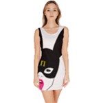 Bunny Girl Mask Bodycon Dress