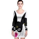 Bunny Girl Mask Long Sleeve Bodycon Dress