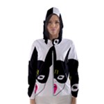 Bunny Girl Mask Women s Hooded Windbreaker