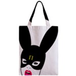 Bunny Girl Mask Zipper Classic Tote Bag