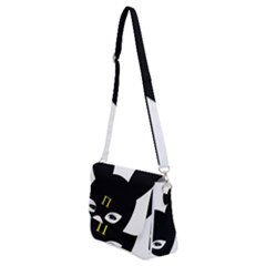 Shoulder Bag with Back Zipper 