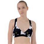 Bunny Girl Mask Sweetheart Sports Bra