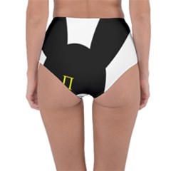 Reversible High-Waist Bikini Bottoms 