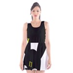 Bunny Girl Mask Scoop Neck Skater Dress