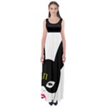 Bunny Girl Mask Empire Waist Maxi Dress