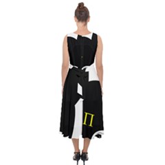 Midi Tie-Back Chiffon Dress 