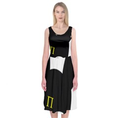 Bunny Girl Mask Midi Sleeveless Dress from ArtsNow.com