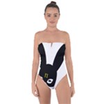 Bunny Girl Mask Tie Back One Piece Swimsuit