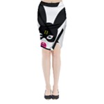 Bunny Girl Mask Midi Wrap Pencil Skirt