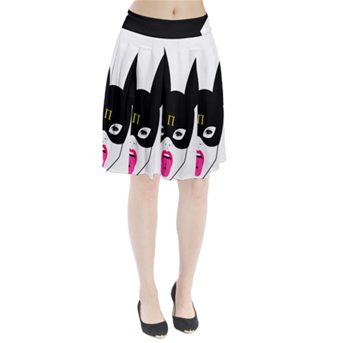 Bunny Girl Mask Pleated Skirt from ArtsNow.com