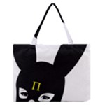 Bunny Girl Mask Zipper Medium Tote Bag