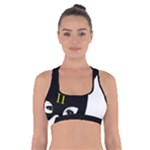 Bunny Girl Mask Cross Back Sports Bra