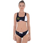 Bunny Girl Mask Criss Cross Bikini Set