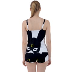 Tie Front Two Piece Tankini 