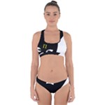 Bunny Girl Mask Cross Back Hipster Bikini Set