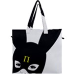 Bunny Girl Mask Canvas Travel Bag