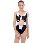 Bunny Girl Mask Center Cut Out Swimsuit