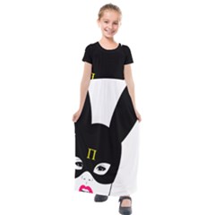 Kids  Short Sleeve Maxi Dress 