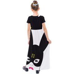 Kids  Short Sleeve Maxi Dress 