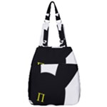 Bunny Girl Mask Center Zip Backpack