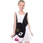 Bunny Girl Mask Kids  Cross Back Dress