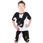 Bunny Girl Mask Kids  Tee and Shorts Set