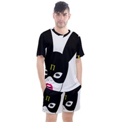 Men s Mesh T-Shirt and Shorts Set 